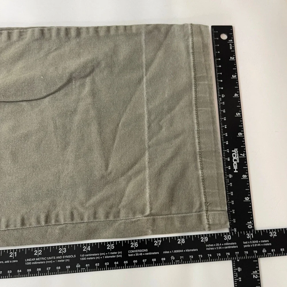 RE Generation Cargo Pants Womens 9 Olive High Rise Straight Gorpcore Granola